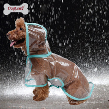 Wholesale Waterproof Dog Clothes Transparent EVA Dog Raincoat For Puppy Dog